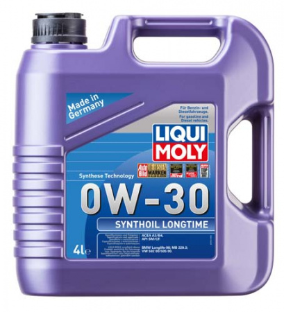 Синтетическое моторное масло Synthoil Longtime  0W-30 (4 л)
