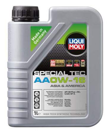 НС-синтетическое моторное масло Special Tec AA 0W-16 (1 л)
