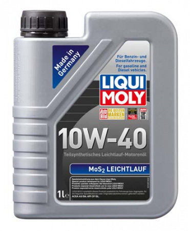 Полусинтетическое моторное масло MoS2 Leichtlauf 10W-40 (1 л)