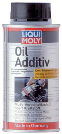 Антифрикционная присадка с дисульфидом молибдена в моторное масло Oil Additiv (0.125 л)
