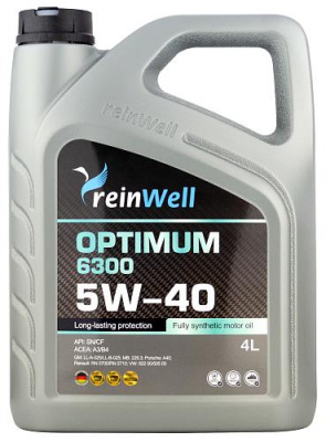 Моторное масло OPTIMUM 6300 5W-40 (4л) ReinWell