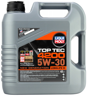 НС-синтетическое моторное масло Top Tec 4200 5W-30 (4 л)