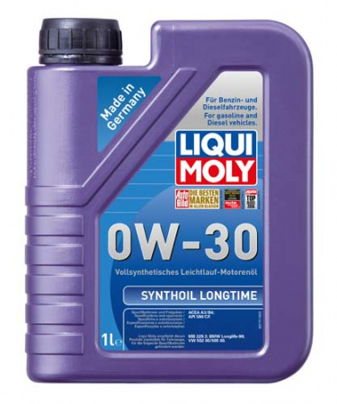 Синтетическое моторное масло Synthoil Longtime  0W-30 (1 л)