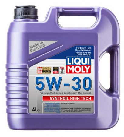 Синтетическое моторное масло Synthoil High Tech 5W-30 (4 л)