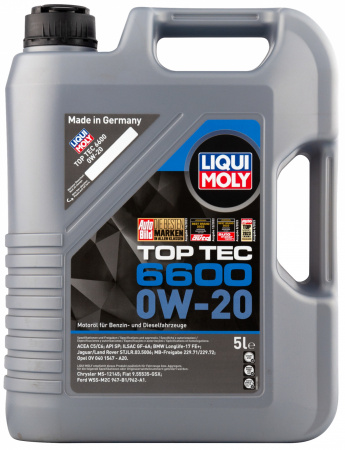 НС-синтетическое моторное масло Top Tec 6600 0W-20 (5л)
