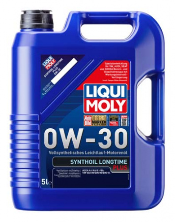 Синтетическое моторное масло Synthoil Longtime Plus 0W-30 (5 л)