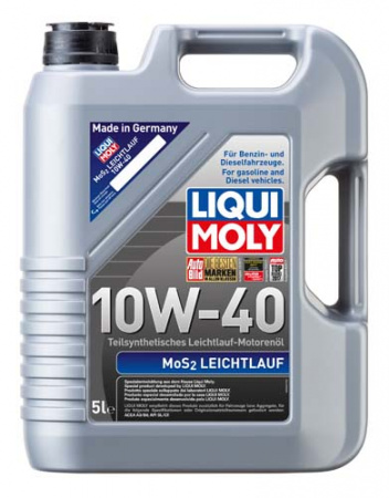 Полусинтетическое моторное масло MoS2 Leichtlauf 10W-40 (5 л)