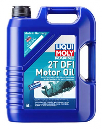 Полусинтетическое моторное масло для водной техники Marine 2T DFI Motor Oil (5 л)