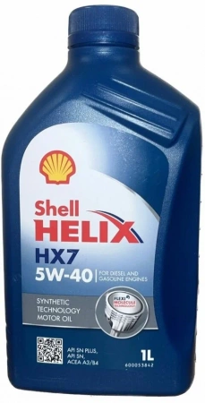 HX7 5w40 Shell Helix (1л)