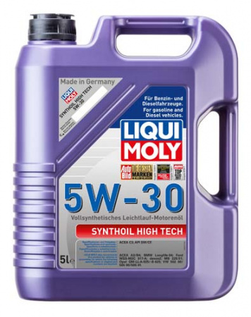 Синтетическое моторное масло Synthoil High Tech 5W-30 (5 л)