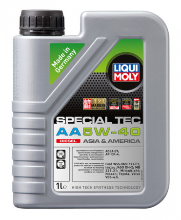 НС-синтетическое моторное масло Special Tec AA Diesel 5W-40
