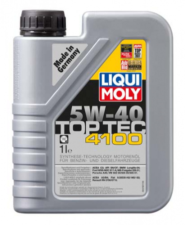 НС-синтетическое моторное масло Top Tec 4100 5W-40 (1 л)