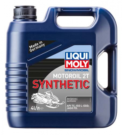 Синтетическое моторное масло для снегоходов Snowmobil Motoroil 2T Synthetic L-EGD (4 л)
