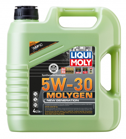 НС-синтетическое моторное масло Molygen New Generation 5W-30 (4 л)