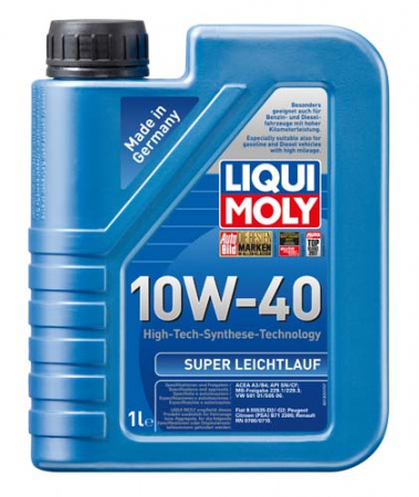 НС-синтетическое моторное масло Super Leichtlauf 10W-40 (1 л)