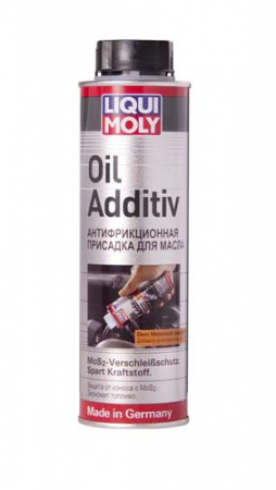 Антифрикционная присадка с дисульфидом молибдена в моторное масло Oil Additiv (0.3 л)