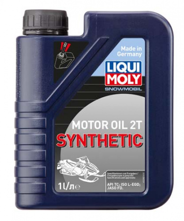 Синтетическое моторное масло для снегоходов Snowmobil Motoroil 2T Synthetic L-EGD (1 л)