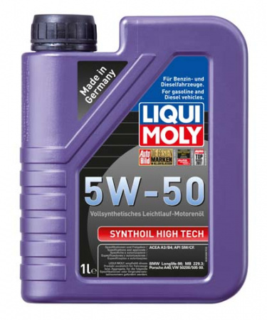 Синтетическое моторное масло Synthoil High Tech 5W-50 (1 л)
