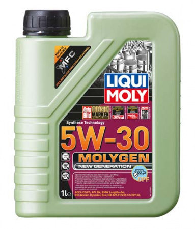 НС-синтетическое моторное масло Molygen New Generation DPF 5W-30 (1 л)