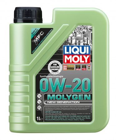 НС-синтетическое моторное масло Molygen New Generation 0W-20 (1 л)