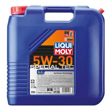 НС-синтетическое моторное масло Special Tec LL 5W-30 (20 л)