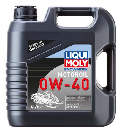 Синтетическое моторное масло для снегоходов Snowmobil Motoroil 0W-40 (4 л)