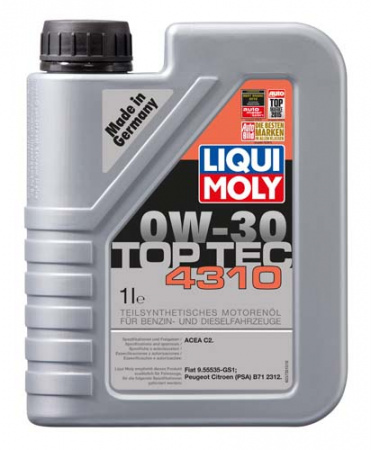 Полусинтетическое моторное масло Top Tec 4310 0W-30 (1 л)
