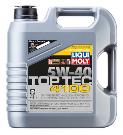 НС-синтетическое моторное масло Top Tec 4100 5W-40 (4 л)